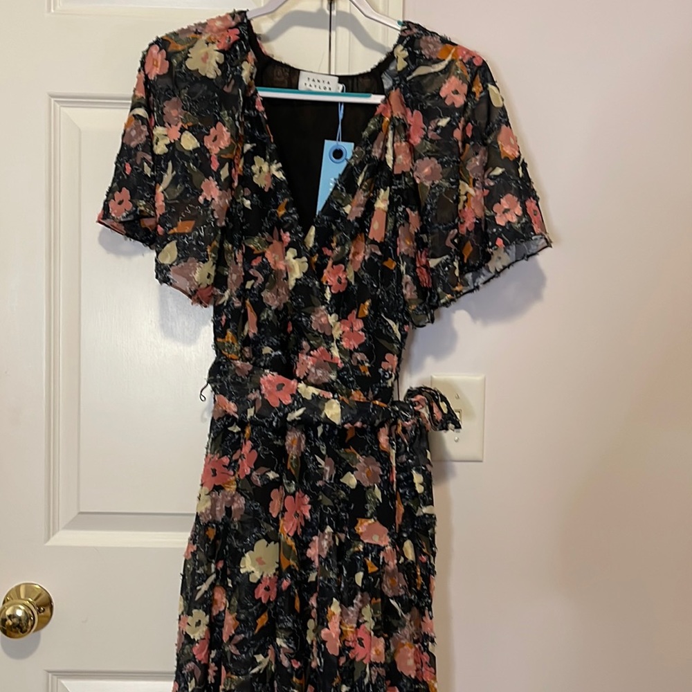 Tanya Taylor Flowers Maxi Dress